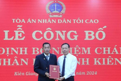 TAND tỉnh Kiên Giang có tân Chánh án
