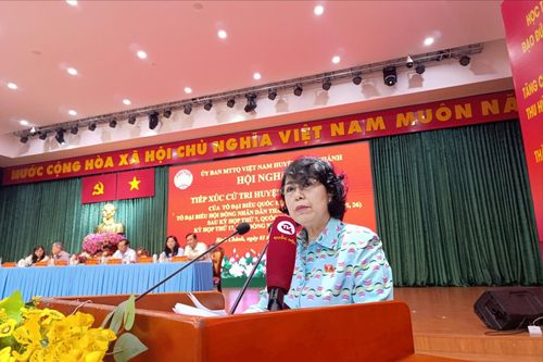TP.HCM: Hội nghị tiếp xúc cử tri huyện Bình Chánh