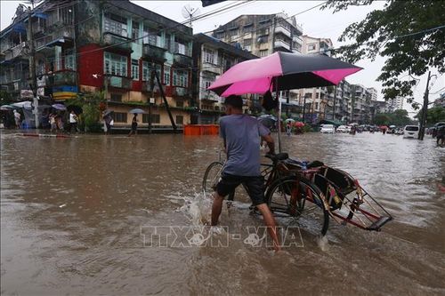 Gần 2.000 hộ gia đình sơ tán do nước sông dâng cao tại miền Bắc Myanmar