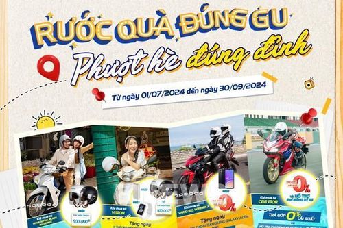 Honda Việt Nam khuyến mại cho loạt xe máy kéo dài đến hết tháng 9