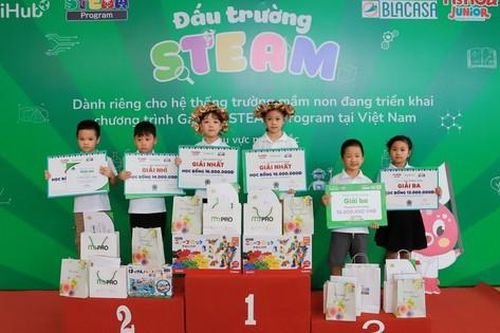 'Đấu Trường STEAM' - 100 thí sinh mầm non tranh tài lĩnh vực STEAM chuẩn Nhật (GSP) khu vực miền Bắc