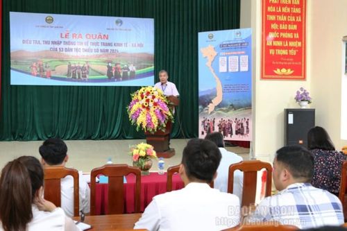 Ra quân điều ra, thu thập thông tin về thực trạng kinh tế - xã hội 53 dân tộc thiểu số