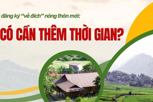 4 xã đăng ký 'về đích' nông thôn mới: Có cần thêm thời gian?