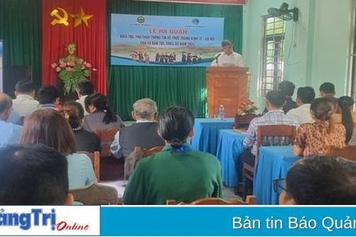Ra quân điều tra, thu thập thông tin về thực trạng KT - XH của 53 dân tộc thiểu số