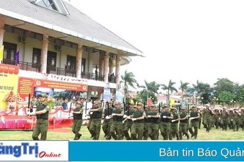 Tỉnh Quảng Trị ra mắt lực lượng tham gia bảo vệ an ninh, trật tự ở cơ sở