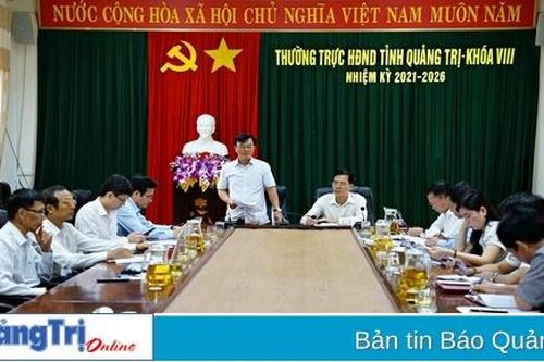 Thẩm tra các nội dung trình kỳ họp thứ 26 HĐND tỉnh khóa VIII