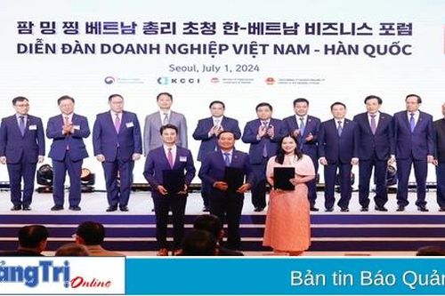 Chủ tịch UBND tỉnh Võ Văn Hưng tham gia Đoàn công tác Thủ tướng Chính phủ thăm chính thức Hàn Quốc