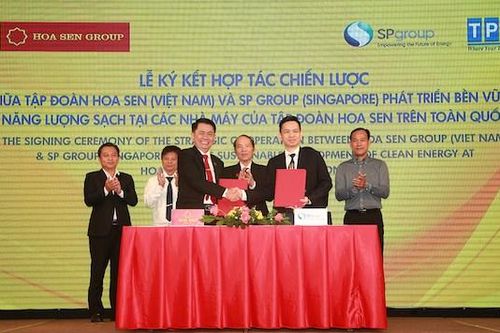 Tập đoàn Hoa Sen (HSG) bắt tay 'ông lớn' Singapore trong chuyển đổi sử dụng năng lượng sạch
