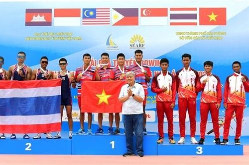Việt Nam dẫn đầu Giải đua thuyền rowing vô địch U19, U23 và vô địch Đông Nam Á