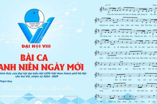 Công bố biểu trưng Đại hội đại biểu Hội Liên hiệp thanh niên Việt Nam TP Hà Nội lần thứ VIII