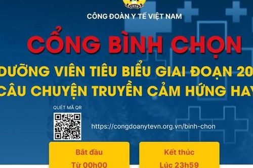 Tham gia bình chọn điều dưỡng viên tiêu biểu giai đoạn 2020-2023