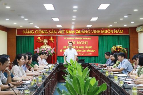 Quận Hoàng Mai tổ chức đối thoại về thủ tục hành chính