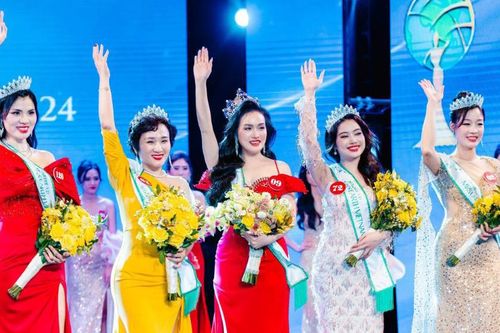 Vũ Thị Hoa xuất sắc đăng quang Hoa hậu Quý bà Trái đất Việt Nam 2024