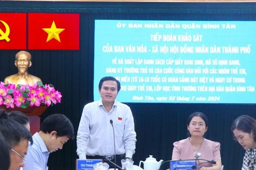 HĐND TPHCM khảo sát về cấp giấy tờ tùy thân cho trẻ em có hoàn cảnh đặc biệt
