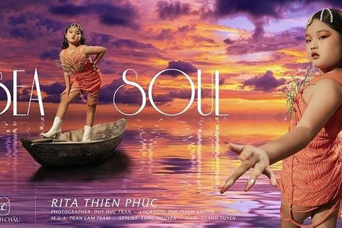Rita Thiên Phúc đảm nhận vai trò đại diện BST của Trinh Châu tại Ocean Fashion Show 2024