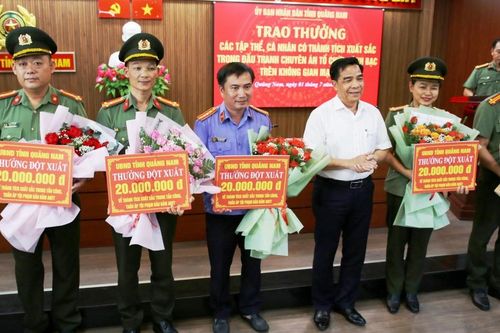 Phá đường dây đánh bạc 20 tỷ đồng/ngày, Công an Quảng Nam được 'thưởng nóng'