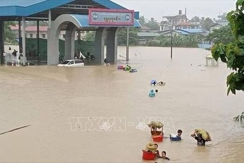 Myanmar cảnh báo lũ lụt do nước sông vượt quá mức nguy hiểm
