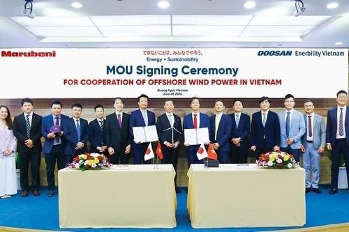 Doosan Vina đẩy mạnh phát triển chuỗi cung ứng điện gió ngoài khơi