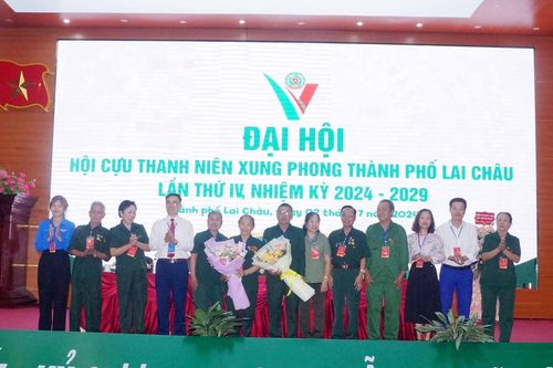 Đại hội Hội cựu Thanh niên xung phong thành phố Lai Châu lần thứ IV, nhiệm kỳ 2024-2029