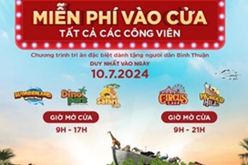 Tập đoàn Nova mở ngày hội 'Cảm ơn Bình Thuận' tại NovaWorld Phan Thiet