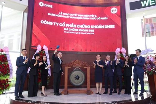 Công ty chứng khoán DNSE (DSE) niêm yết trên sàn HoSE, định giá đạt 9.900 tỷ đồng