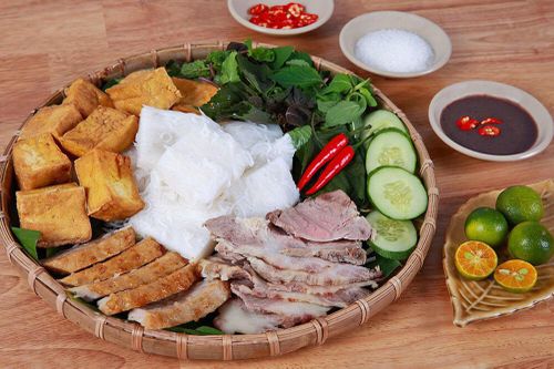 Nguyên liệu đặc trưng của món bún đậu mắm tôm ngon chuẩn vị