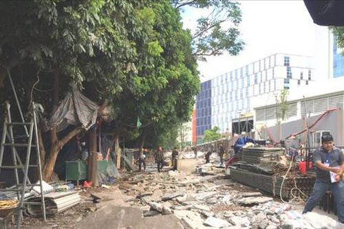 Phường Phương Canh phá dỡ triệt để nhiều công trình vi phạm sau phản ánh của Báo Hànôịmới