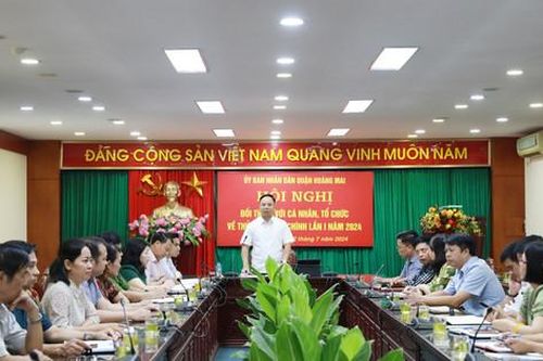 Quận Hoàng Mai mong muốn người dân kịp thời phản ánh các hành vi nhũng nhiễu
