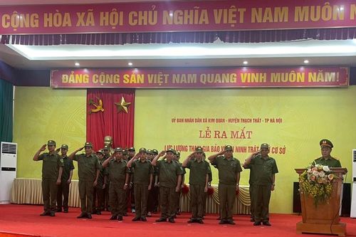 Hỗ trợ đắc lực cho Công an cấp xã thực hiện nhiệm vụ bảo đảm an ninh trật tự