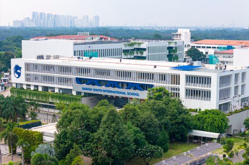 Hai khối nhà Trường quốc tế Nam Sài Gòn xây không phép tại Phú Mỹ Hưng