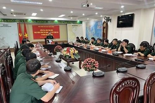 Kiểm tra công tác Đảng, công tác chính trị 6 tháng đầu năm 2024 tại BĐBP thành phố Đà Nẵng