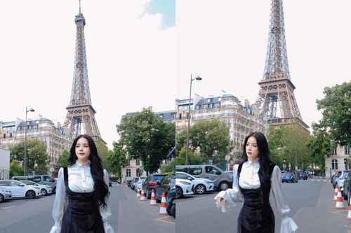 'Búp bê DJ' Mie tự tin khoe dáng nữ thần tại trời Âu