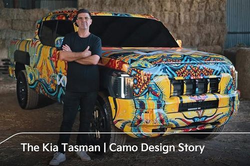 Kia Tasman lần đầu xuất hiện bằng xương bằng thịt... nhưng vẫn ngụy trang
