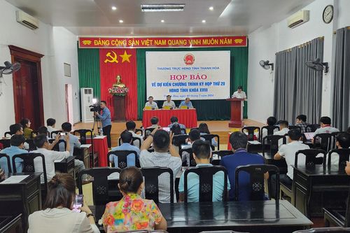 Thanh Hóa tổ chức họp báo thông tin về Kỳ họp thứ 20, HĐND tỉnh khóa XVIII
