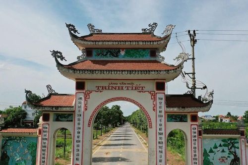Hình ảnh con đường mới được đặt tên Trinh Tiết