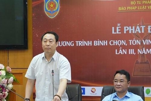Phát động chương trình bình chọn, tôn vinh 'Gương sáng pháp luật' lần 3