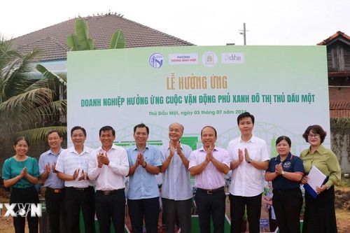 Bình Dương: Chung tay phủ xanh đô thị Thủ Dầu Một