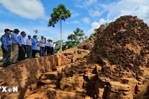 Thừa Thiên-Huế: Mở rộng diện tích khai quật khảo cổ Tháp đôi Liễu Cốc