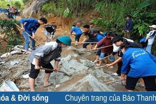 Quan Sơn: Góp sức trẻ xây dựng nông thôn mới