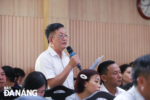 Cử tri quận Liên Chiểu kiến nghị các vấn đề môi trường, đô thị, giáo dục