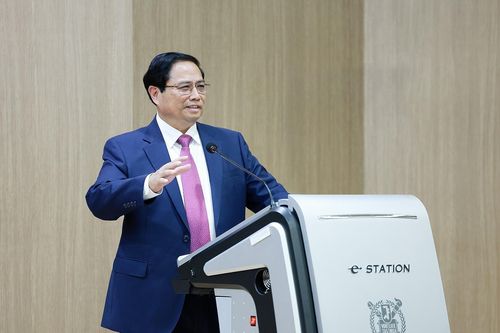 Thủ tướng Phạm Minh Chính phát biểu chính sách tại Đại học Quốc gia Seoul Hàn Quốc