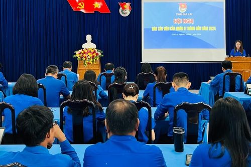 Tỉnh Đoàn Gia Lai hội nghị báo cáo viên 6 tháng đầu năm 2024