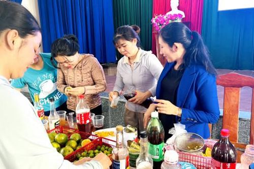 Tổ chức các lớp truyền nghề cho phụ nữ ở Vạn Ninh