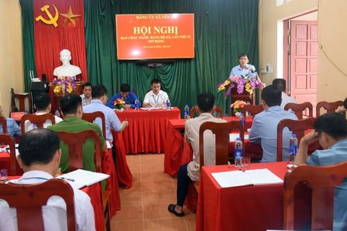 Đảng ủy xã Yên Lỗ triển khai nhiệm vụ 6 tháng cuối năm 2024