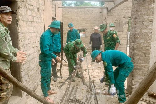 Đồn Biên phòng Na Hình khởi công xây dựng nhà đại đoàn kết