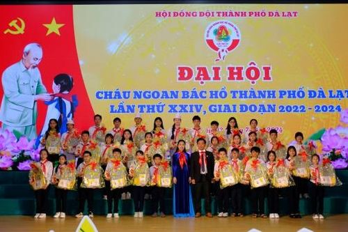 Đà Lạt: Tuyên dương 134 Cháu ngoan Bác Hồ giai đoạn 2022 - 2024