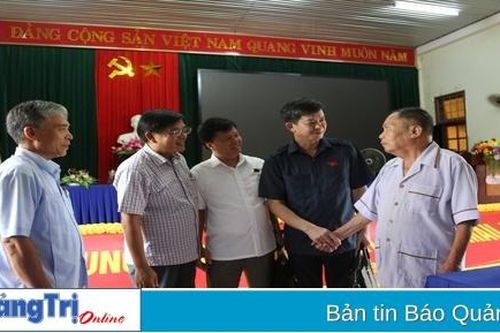 Bí thư Tỉnh ủy, Trưởng Đoàn ĐBQH tỉnh Lê Quang Tùng: Người dân, doanh nghiệp cần ủng hộ chính quyền trong thực hiện các dự án