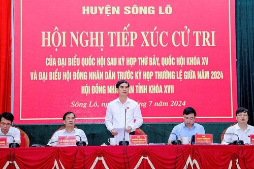 Vĩnh Phúc: Sớm có giải pháp giải quyết tình trạng thiếu nước sạch, thiếu đất san lấp trên địa bàn huyện Sông Lô