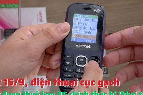 Từ 15/9, điện thoại cục gạch sử dụng thuê bao 2G chính thức bị 'khai tử'