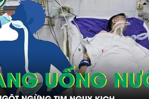 Đang ngồi uống nước, người đàn ông bất ngờ ngừng tim nguy kịch